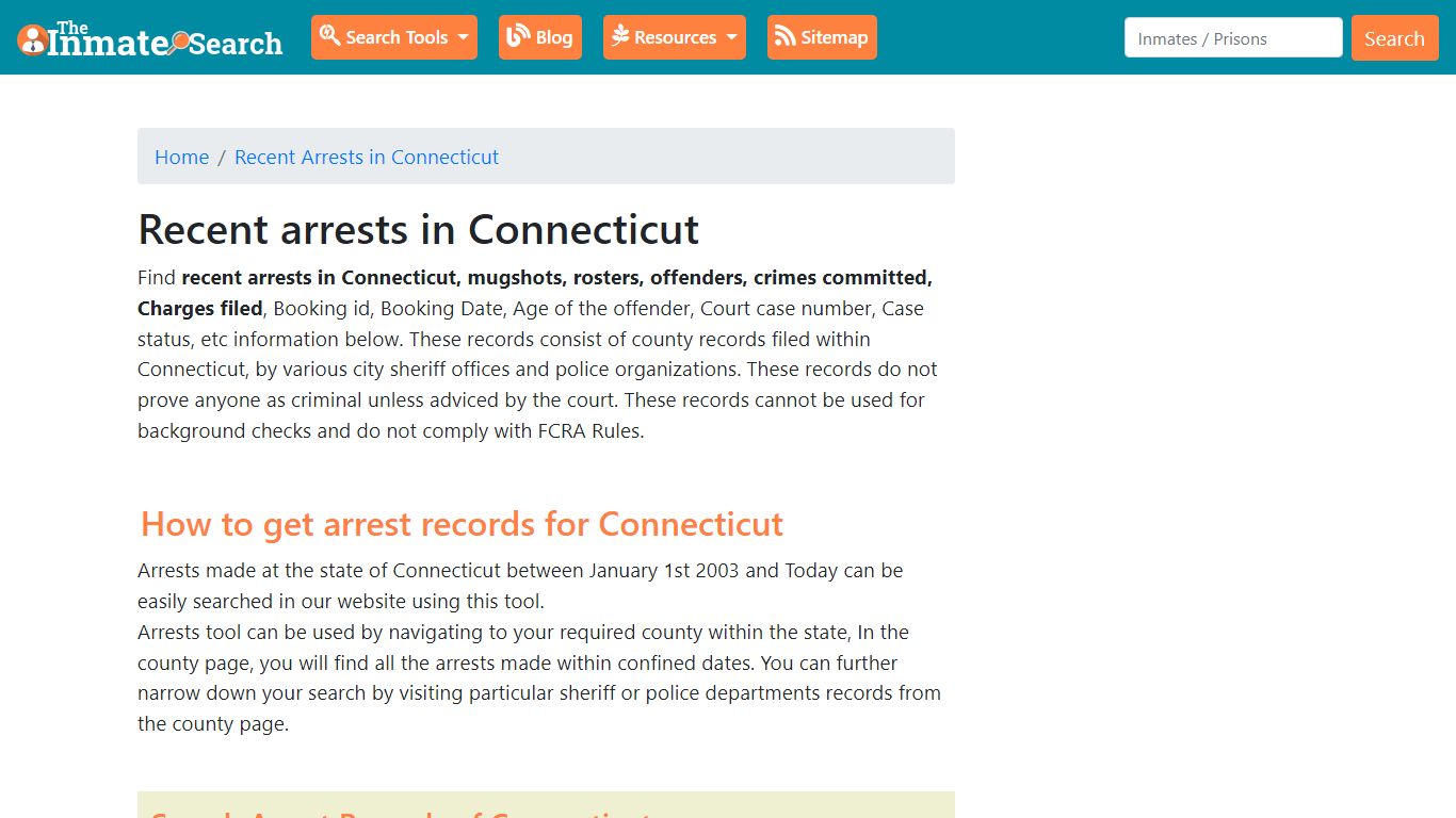 Recent Arrests in Connecticut | Mugshots, Rosters, Inmates ...